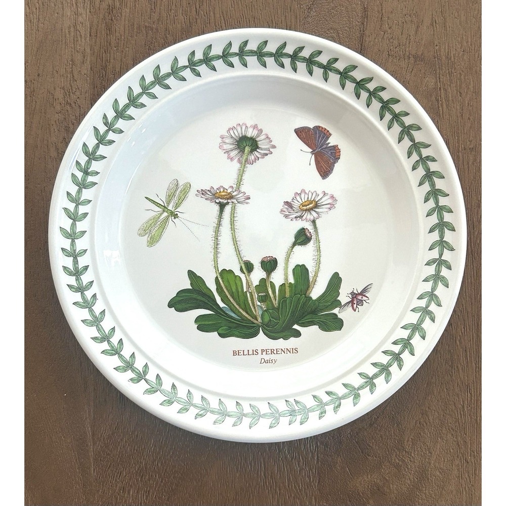 Portmeirion Botanic Garden Bread & Butter Plate Daisy Bellis Perennis 7.25"